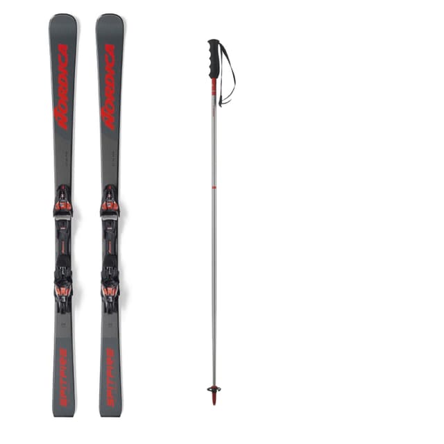 1) Esquís + Bastones Platinium